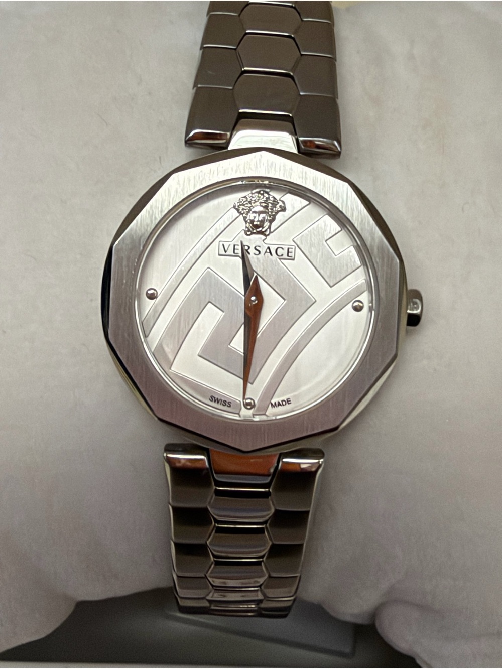 Versace Pop Chic VEVD00921 36mm Swiss Watch Stainless Steel Box Papers Links